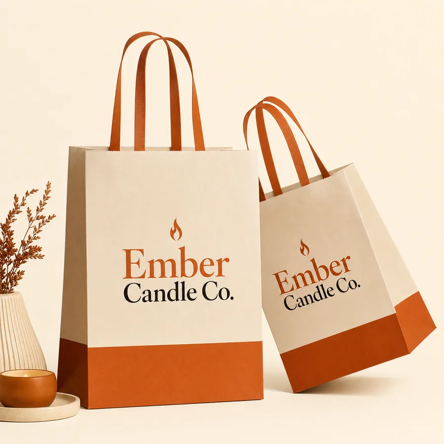 Custom Classic Two Tone Tote Bags