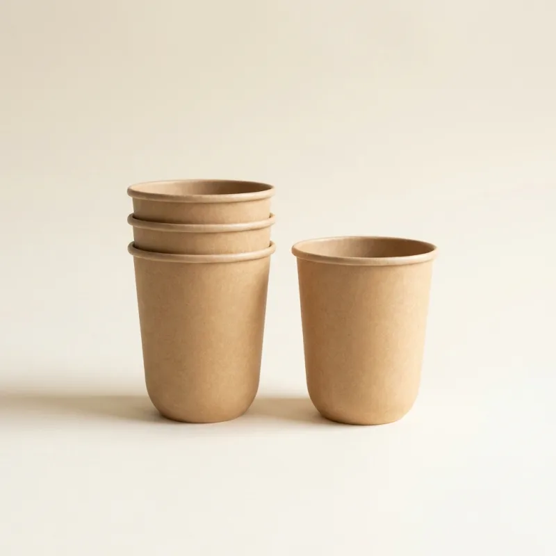 Custom Compostable U Shaped Cold Cups