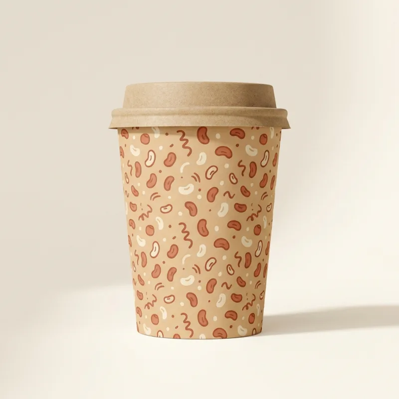 Custom Compostable Double Wall Coffee Cups