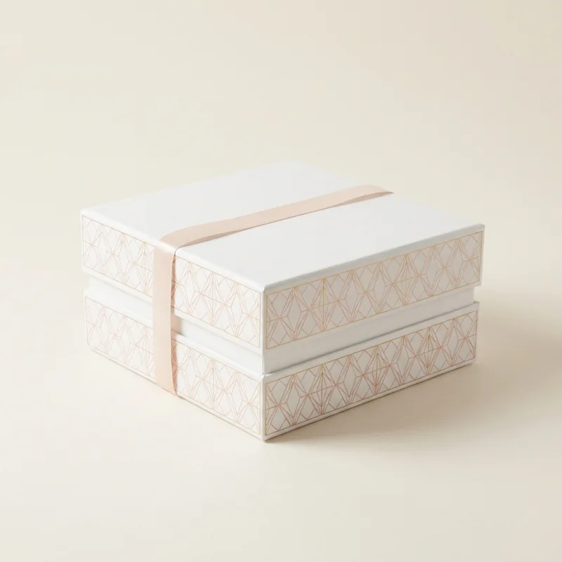 White Rigid Gift Boxes sample kit