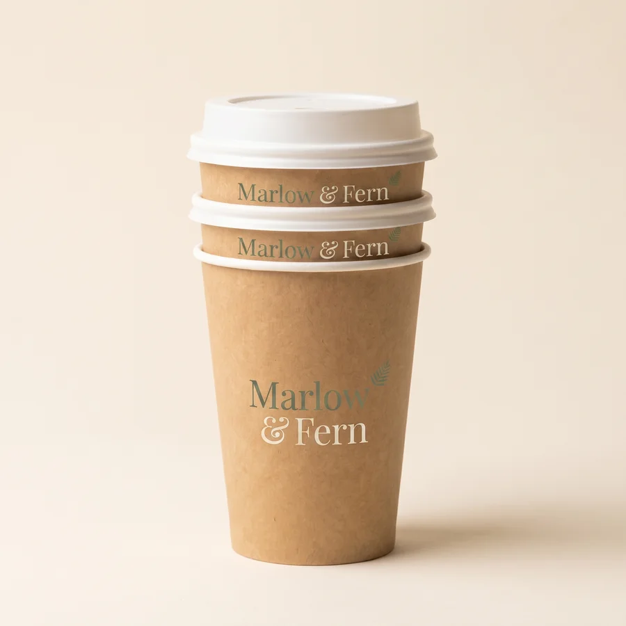 Custom Compostable Coffee Cups