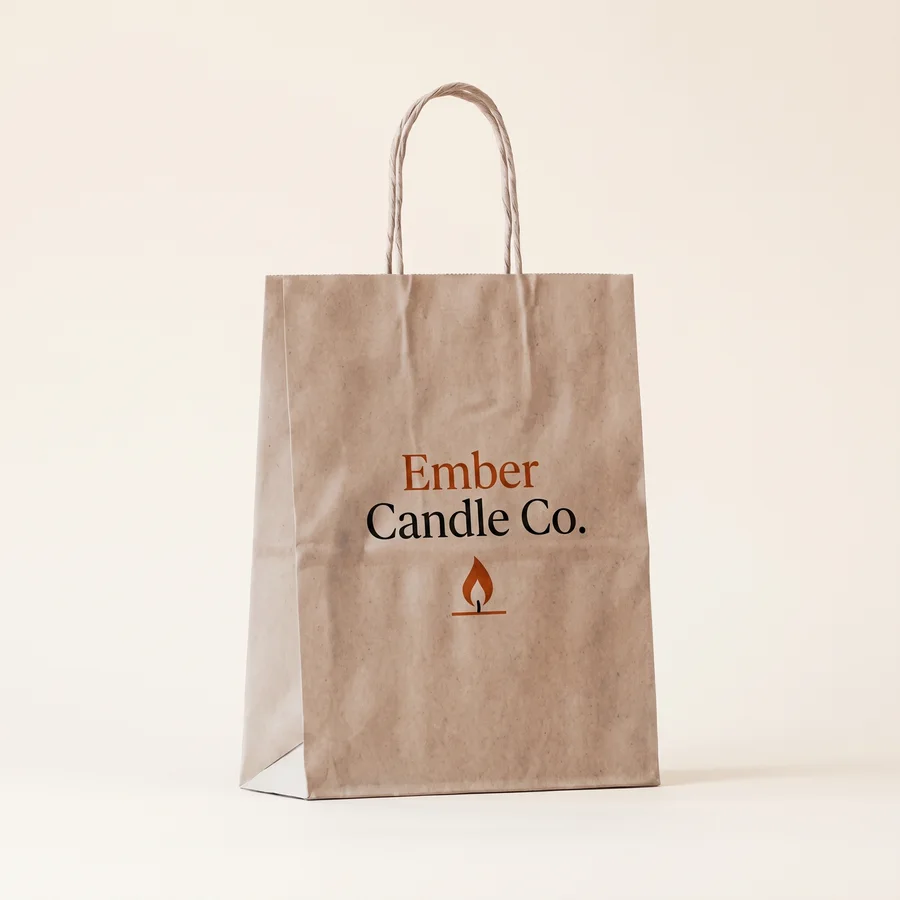 Custom Kraft Paper Shopping Bags