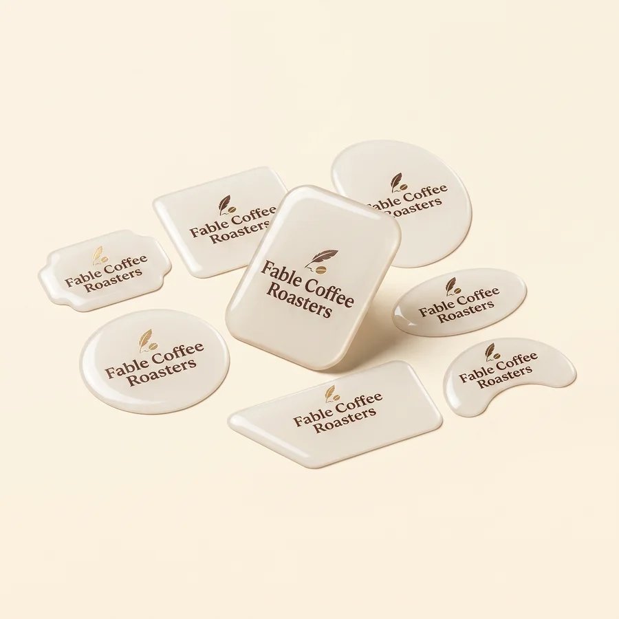 Custom Embossed Stickers