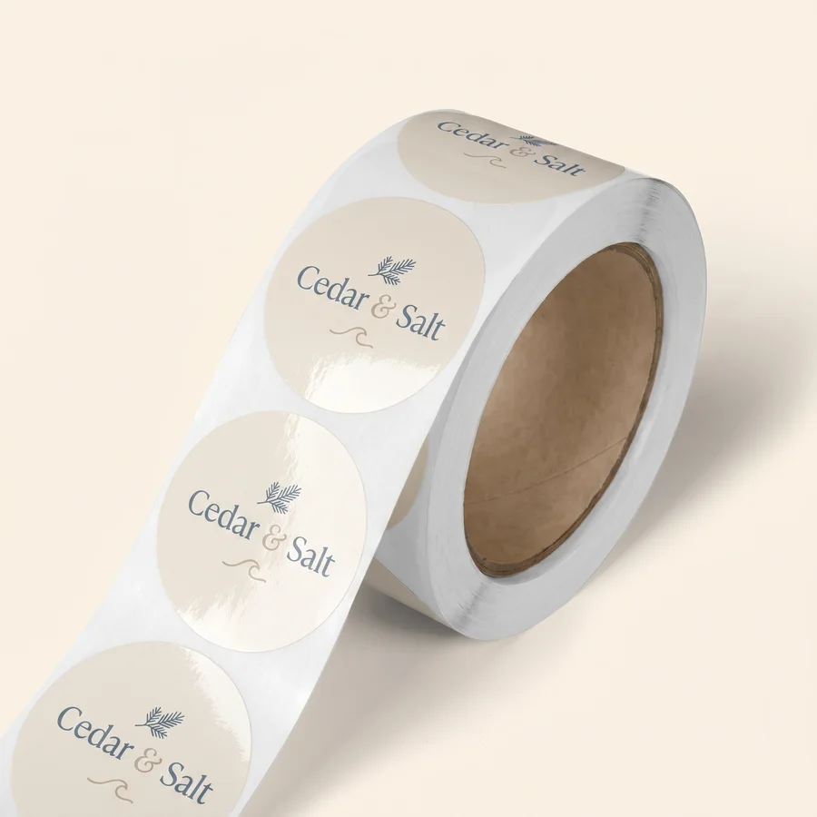 Custom Coated Sticker Rolls