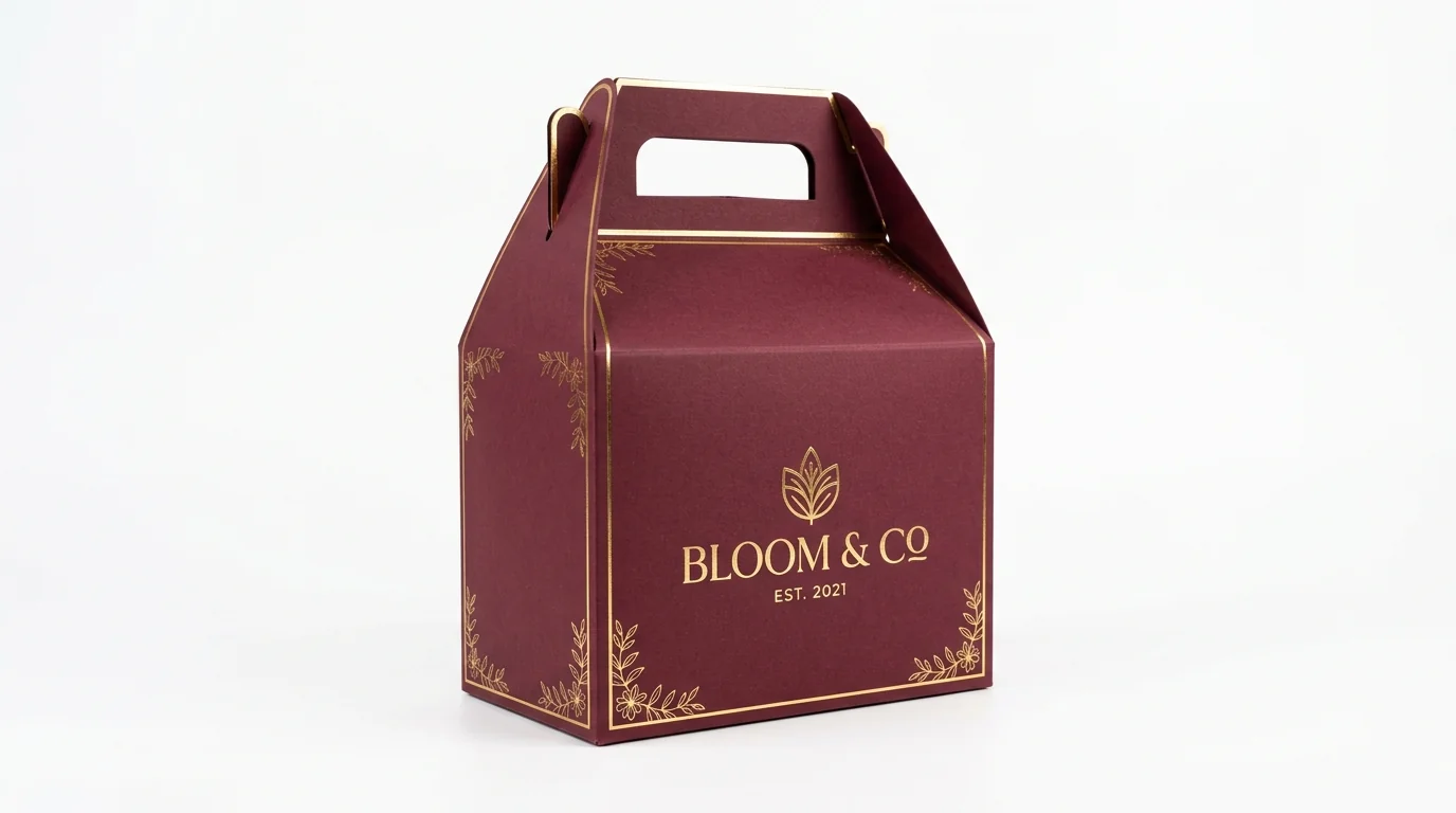 gold foil boxes view 2