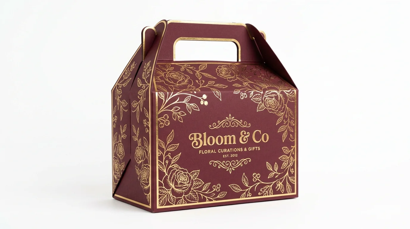 gold foil boxes view 3