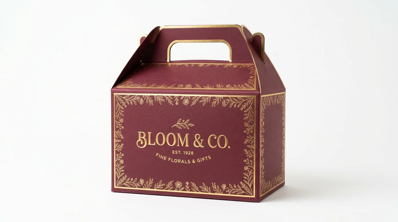 gold foil boxes view 4