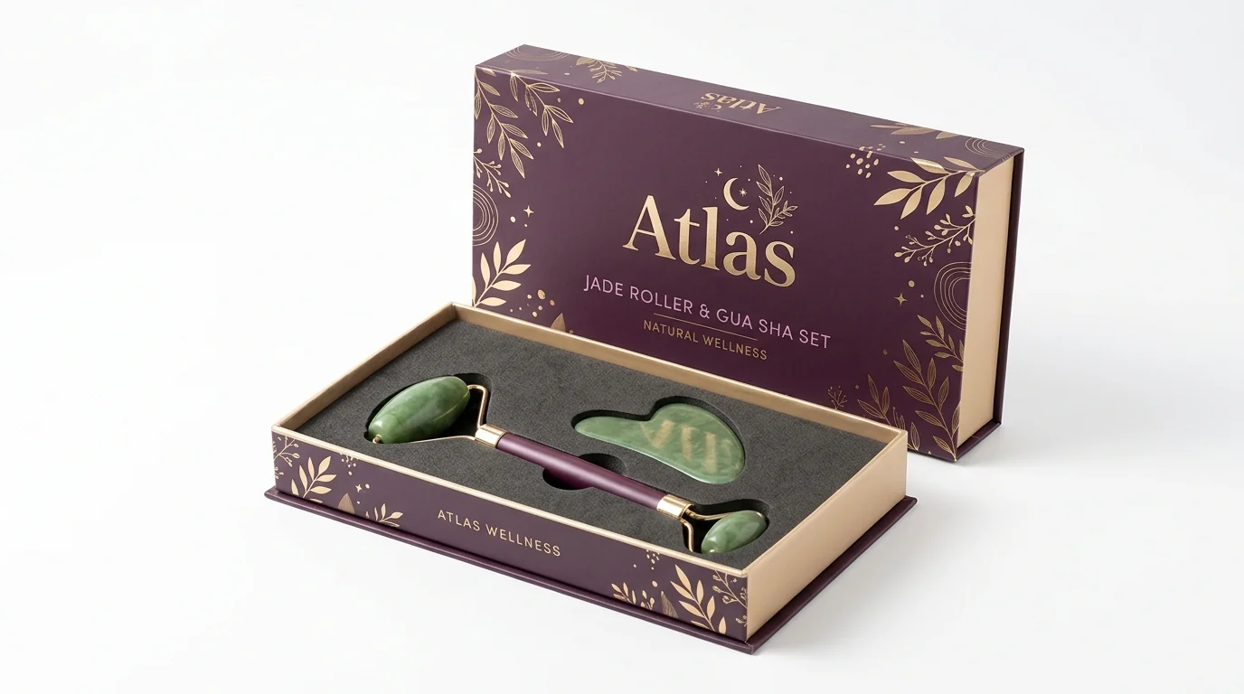 jade roller packaging box view 3