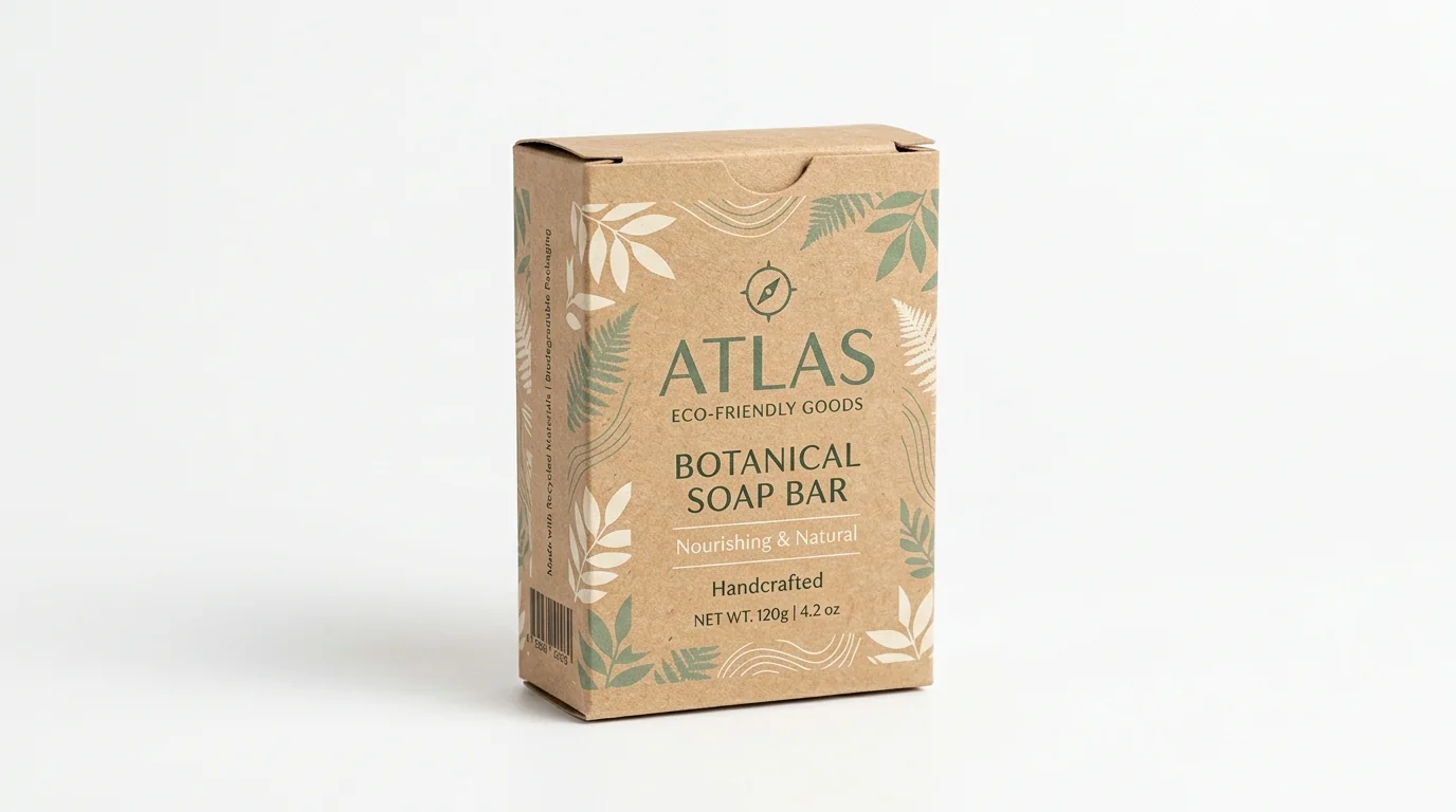 kraft macaron boxes view 3