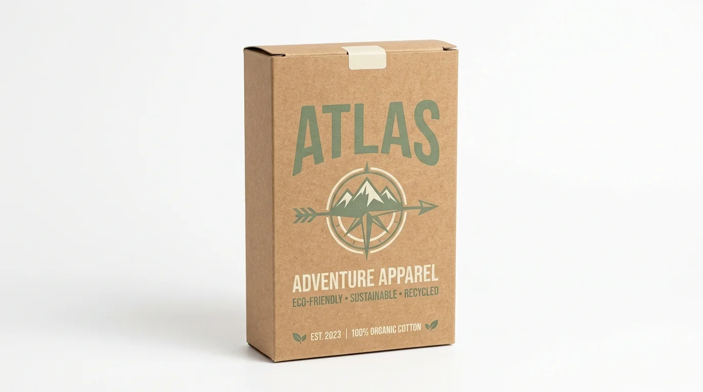 kraft macaron boxes view 4