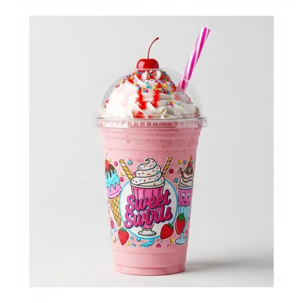 Milkshake Cups view 4