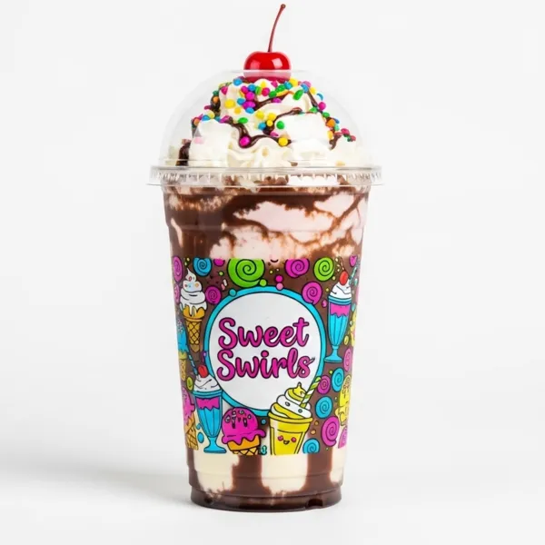 Milkshake Cups view 3