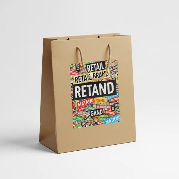 Custom Wholesale Custom Paper Bags with Handles - main view
