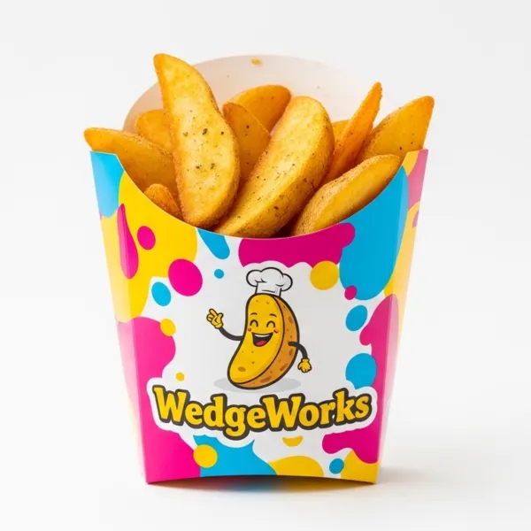 Potato Wedges Box view 2