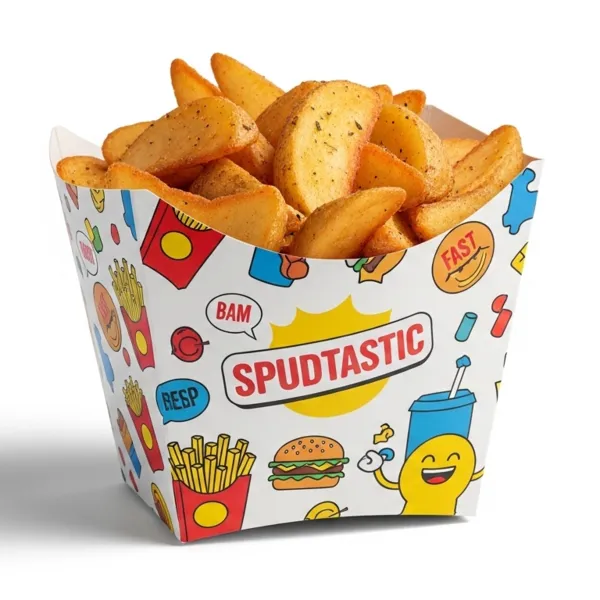 Potato Wedges Box view 3