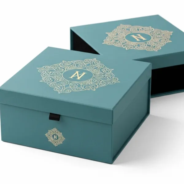 white rigid gift boxes view 4