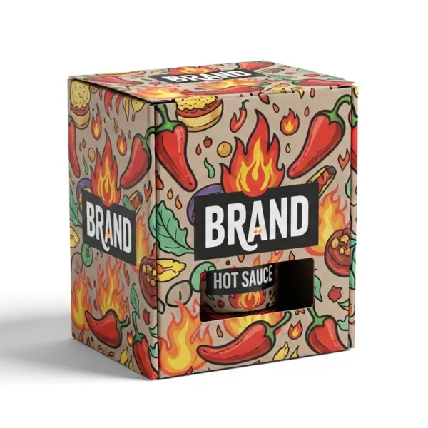 Sauce Bottle Boxes view 3