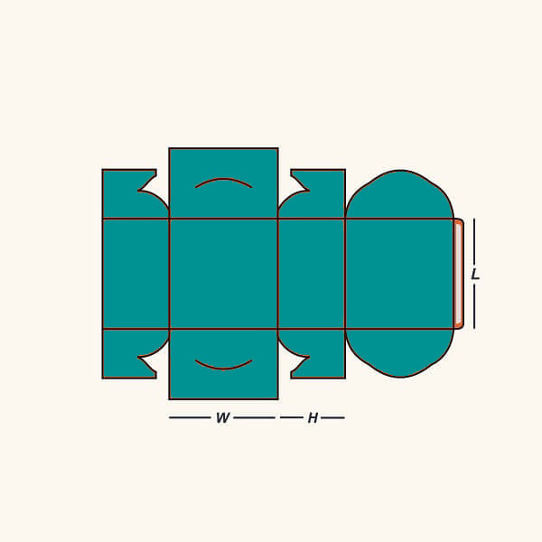 Self Lock Cake Box view 2