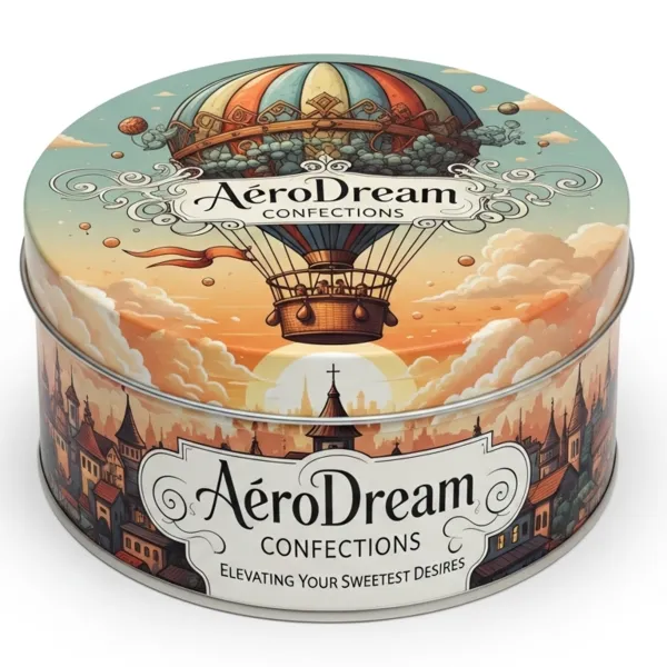 custom screw cap coffee tins