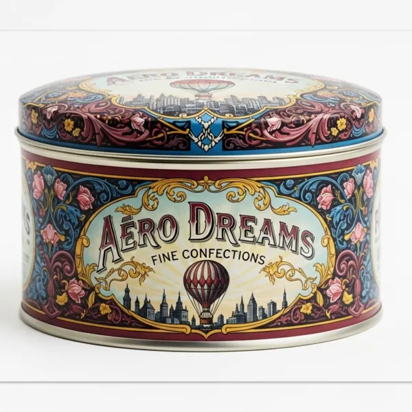 custom screw cap coffee tins view 2