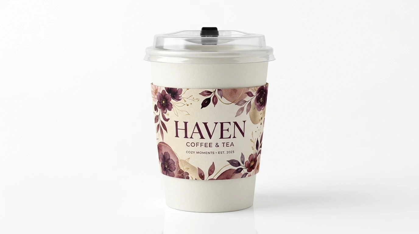 Custom Wholesale Custom Coffee Cup Sleeves view 2