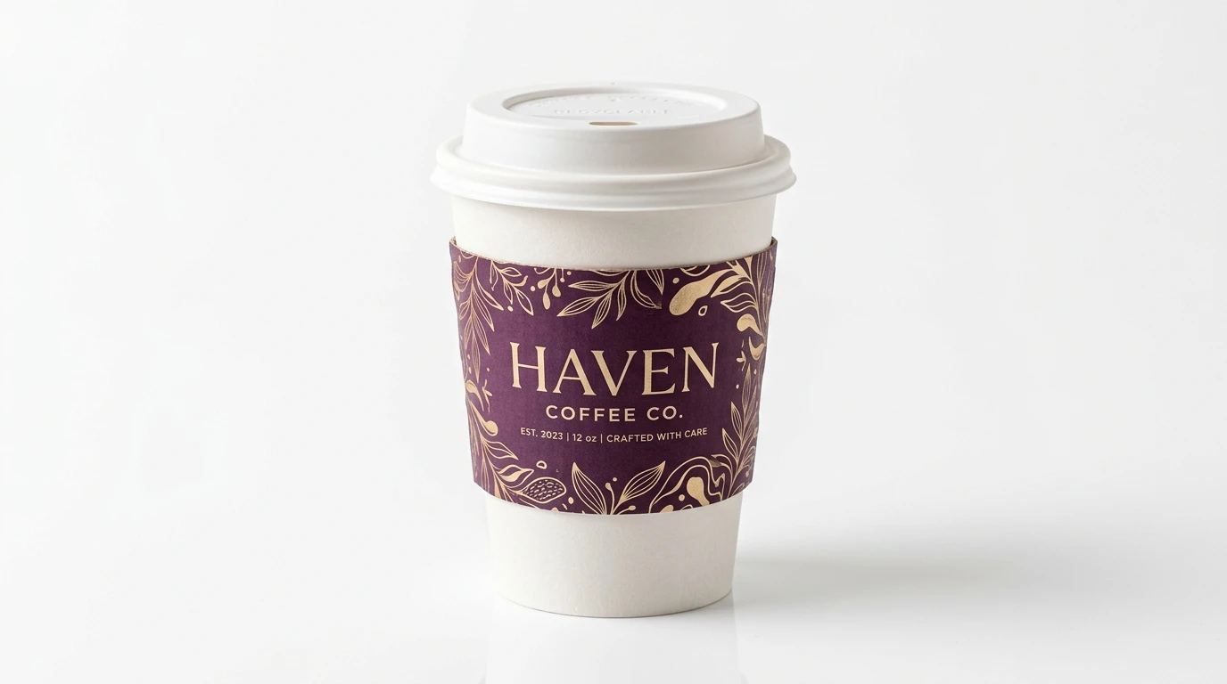 Custom Wholesale Custom Coffee Cup Sleeves view 4